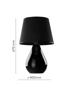   
                        
                        Настільна лампа TK LIGHTING (Польща) 51638    
                         у стилі Модерн, Скандинавський.  
                        Тип джерела світла: світлодіодна лампа, змінна.                                                 Кольори плафонів і підвісок: Чорний.                         Матеріал: Тканина.                          фото 2