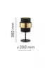   
                        
                        Настільна лампа TK LIGHTING (Польща) 51660    
                         У стилі Лофт, Модерн.  
                        Тип джерела світла: світлодіодна лампа, змінна.                                                 Кольори плафонів і підвісок: Чорний, Золото.                         Матеріал: Тканина.                          фото 2