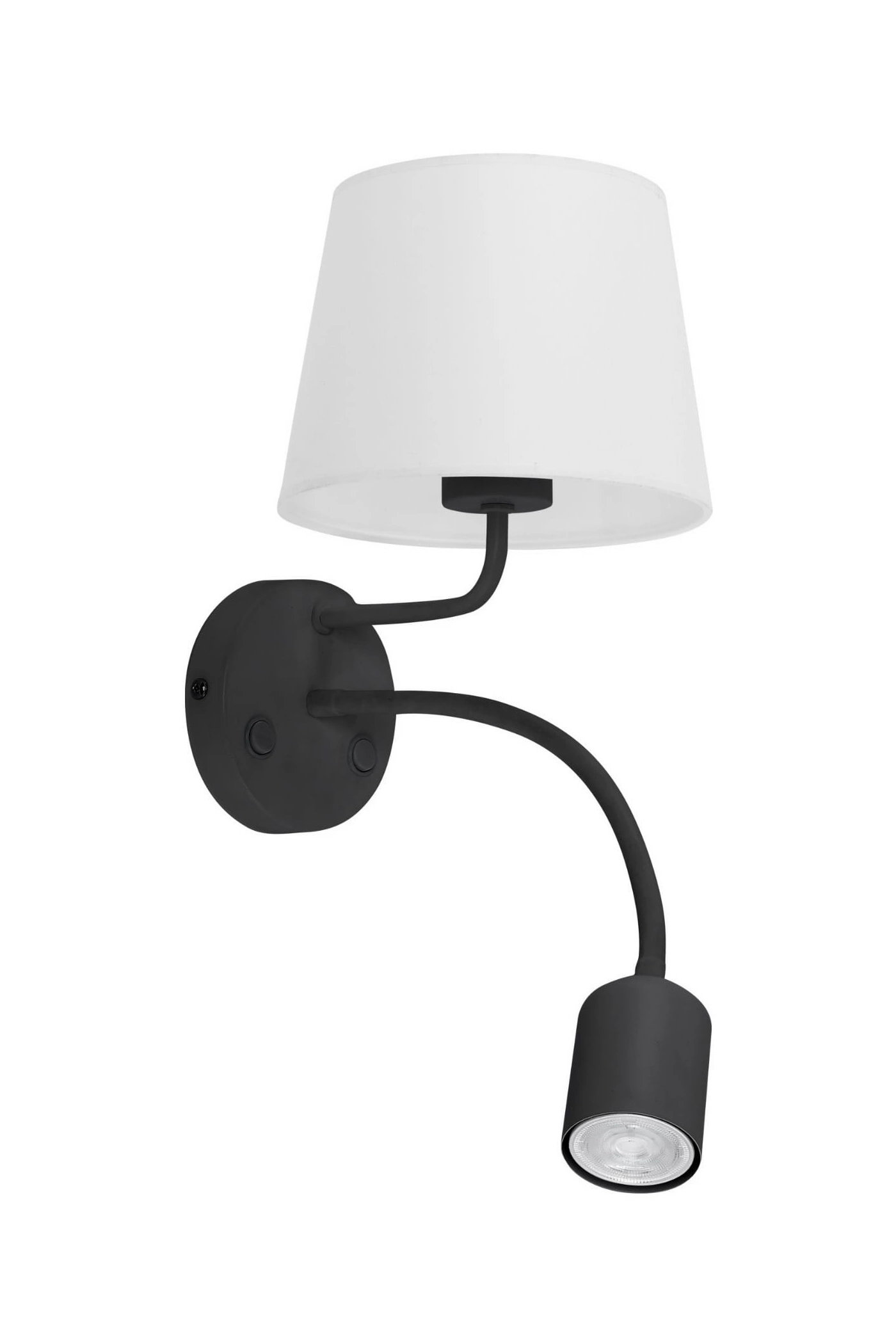   
                        
                        Бра TK LIGHTING (Польща) 51675    
                         у стилі Модерн.  
                        Тип джерела світла: світлодіодна лампа, змінна.                                                 Кольори плафонів і підвісок: Білий.                         Матеріал: Тканина.                          фото 1