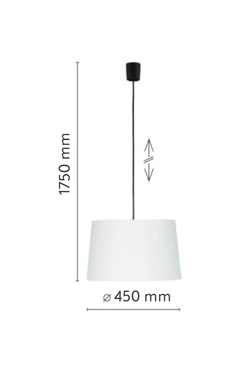   
                        Люстра TK LIGHTING (Польща) 51677    
                         у стилі Модерн, Скандинавський.  
                        Тип джерела світла: світлодіодна лампа, змінна.                         Форма: Коло.                         Кольори плафонів і підвісок: Білий.                         Матеріал: Тканина.                          фото 2
