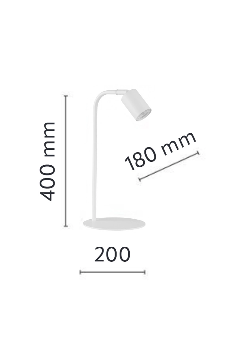   
                        
                        Настольная лампа TK LIGHTING (Польша) 51698    
                         В стиле Хай-тек.  
                        Тип источника света: светодиодная лампа, сменная.                                                 Цвета плафонов и подвесок: Белый.                         Материал: Металл, Пластик.                          фото 2