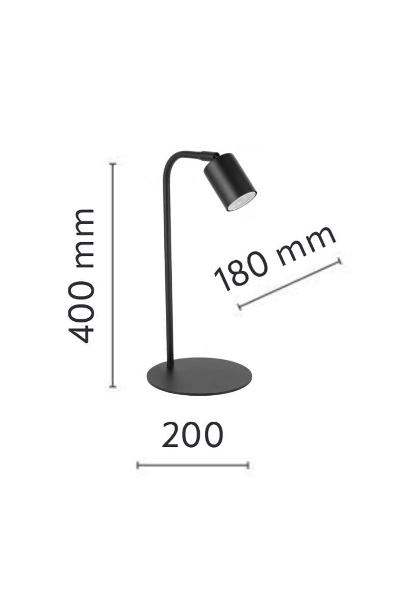   
                        
                        Настольная лампа TK LIGHTING (Польша) 51699    
                         В стиле Хай-тек.  
                        Тип источника света: светодиодная лампа, сменная.                                                 Цвета плафонов и подвесок: Черный.                         Материал: Металл, Пластик.                          фото 2