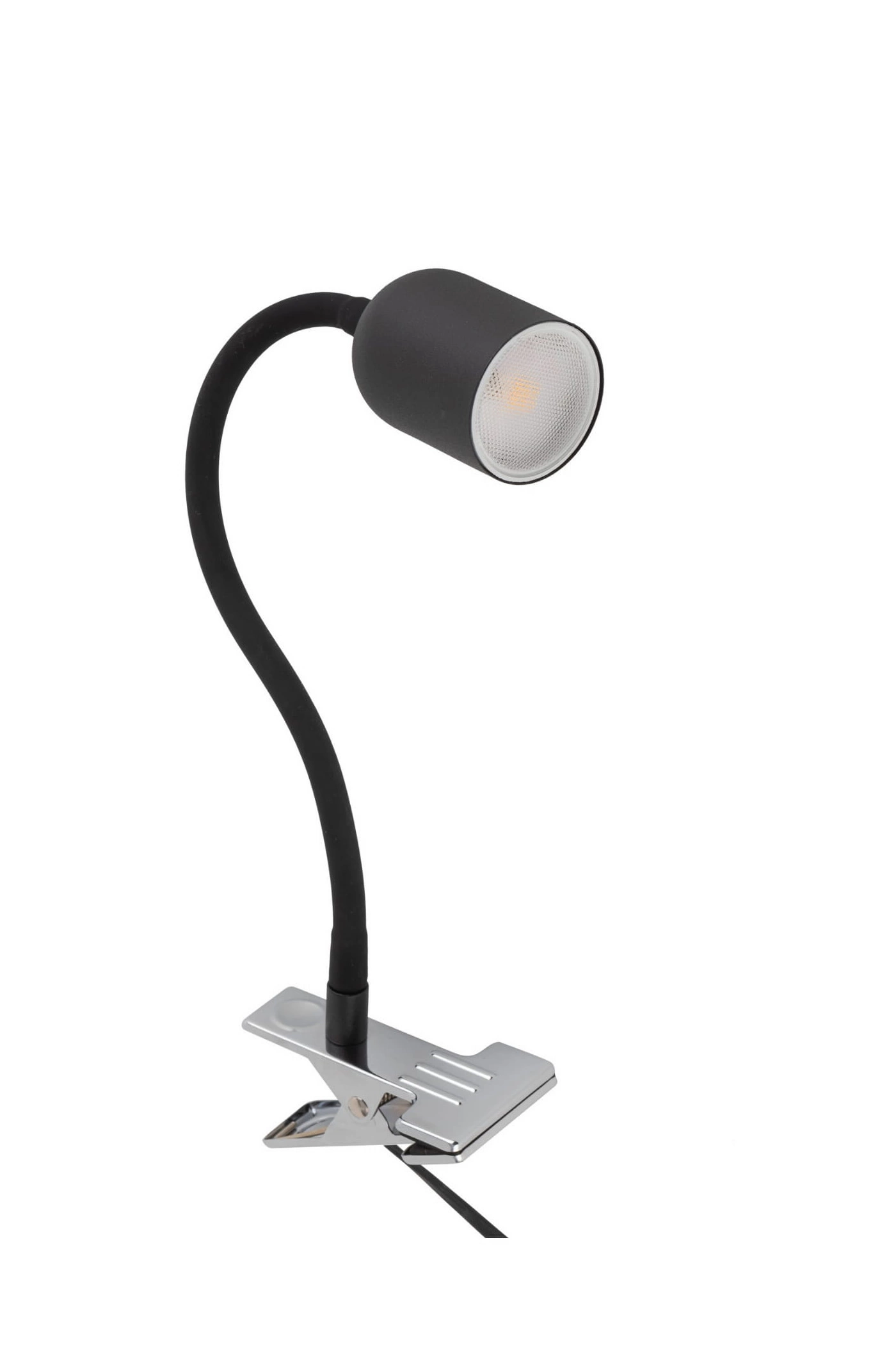   
                        Настільна лампа TK LIGHTING (Польща) 51724    
                         у стилі хай-тек, модерн.  
                        Тип джерела світла: cвітлодіодні led, галогенні.                                                 Кольори плафонів і підвісок: чорний.                         Матеріал: метал, пластик.                          фото 1