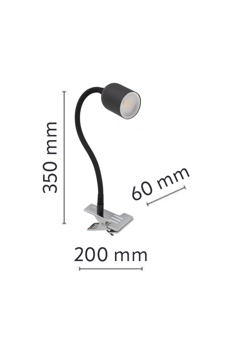   
                        
                        Настільна лампа TK LIGHTING (Польща) 51724    
                         У стилі Хай-тек, Модерн.  
                        Тип джерела світла: світлодіодна лампа, змінна.                                                 Кольори плафонів і підвісок: Чорний.                         Матеріал: Метал, Пластик.                          фото 2