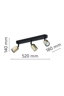   
                        
                        Світильник поворотний TK LIGHTING (Польща) 51732    
                         У стилі Лофт.  
                        Тип джерела світла: світлодіодна лампа, змінна.                         Форма: Прямокутник.                         Кольори плафонів і підвісок: Золото.                         Матеріал: Метал, Пластик.                          фото 4
