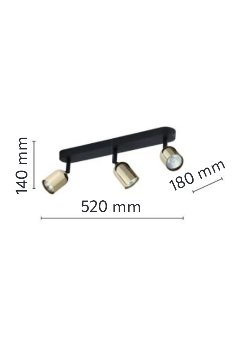   
                        
                        Світильник поворотний TK LIGHTING (Польща) 51732    
                         У стилі Лофт.  
                        Тип джерела світла: світлодіодна лампа, змінна.                         Форма: Прямокутник.                         Кольори плафонів і підвісок: Золото.                         Матеріал: Метал, Пластик.                          фото 4