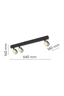   
                        
                        Світильник поворотний TK LIGHTING (Польща) 51735    
                         У стилі Лофт.  
                        Тип джерела світла: світлодіодна лампа, змінна.                         Форма: Прямокутник.                         Кольори плафонів і підвісок: Золото.                         Матеріал: Метал, Пластик.                          фото 2