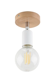   
                        
                        Точковий світильник TK LIGHTING (Польща) 51743    
                         у стилі Кантрі.  
                        Тип джерела світла: світлодіодна лампа, змінна.                         Форма: Коло.                                                 Матеріал: Дерево, Метал.                          фото 1