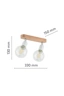   
                        
                        Світильник поворотний TK LIGHTING (Польща) 51745    
                         У стилі Кантрі.  
                        Тип джерела світла: світлодіодна лампа, змінна.                         Форма: Прямокутник.                                                                          фото 2
