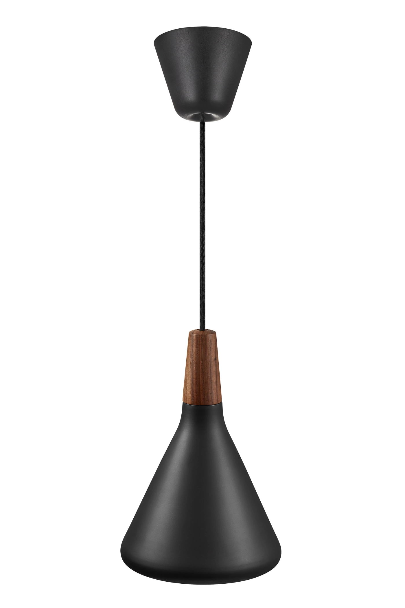   
                        Люстра NORDLUX (Данія) 51930    
                         у стилі Скандинавський.  
                        Тип джерела світла: світлодіодна лампа, змінна.                         Форма: Коло.                         Кольори плафонів і підвісок: Чорний, Коричневий.                         Матеріал: Метал, Дерево.                          фото 1