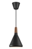   
                        Люстра NORDLUX (Данія) 51930    
                         у стилі Скандинавський.  
                        Тип джерела світла: світлодіодна лампа, змінна.                         Форма: Коло.                         Кольори плафонів і підвісок: Чорний, Коричневий.                         Матеріал: Метал, Дерево.                          фото 2