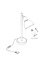   
                        
                        Настольная лампа NORDLUX (Дания) 51977    
                         в стиле Лофт, Скандинавский.  
                        Тип источника света: светодиодная лампа, сменная.                                                 Цвета плафонов и подвесок: Черный, Серый.                         Материал: Металл.                          фото 6
