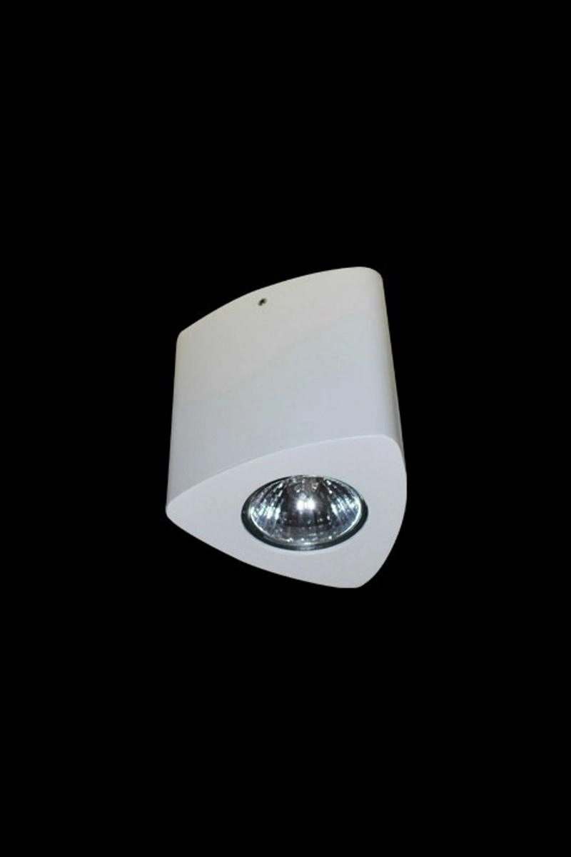   
                        Точечный светильник AZZARDO  (Польша) 52046    
                         в стиле Хай-тек.  
                        Тип источника света: светодиодная лампа, сменная.                         Форма: Треугольник.                         Цвета плафонов и подвесок: Белый.                         Материал: Металл.                          фото 5