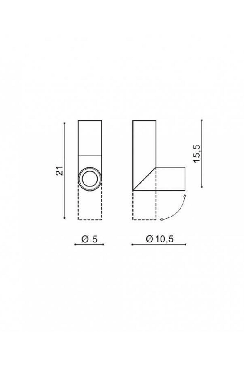   
                        
                        Точковий світильник AZZARDO (Польща) 52076    
                         У стилі Лофт, Хай-тек.  
                        Тип джерела світла: вбудований led-модуль, незмінний.                         Форма: Циліндр.                         Кольори плафонів і підвісок: Білий, Золото.                         Матеріал: Метал.                          фото 2