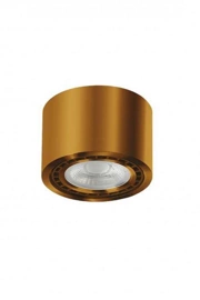   
                        Точковий світильник AZZARDO (Польща) 52112    
                         у стилі лофт, хай-тек.  
                        Тип джерела світла: cвітлодіодні led, галогенні.                         Форма: циліндр.                         Кольори плафонів і підвісок: золото.                         Матеріал: метал.                          фото 1