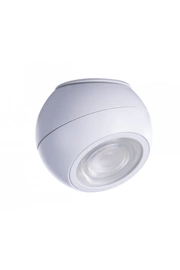   
                        
                        Точковий світильник AZZARDO (Польща) 52171    
                         у стилі Хай-тек.  
                        Тип джерела світла: вбудований led-модуль, незмінний.                         Форма: Куля.                         Кольори плафонів і підвісок: Білий.                         Матеріал: Сталь, Пластик.                          фото 1