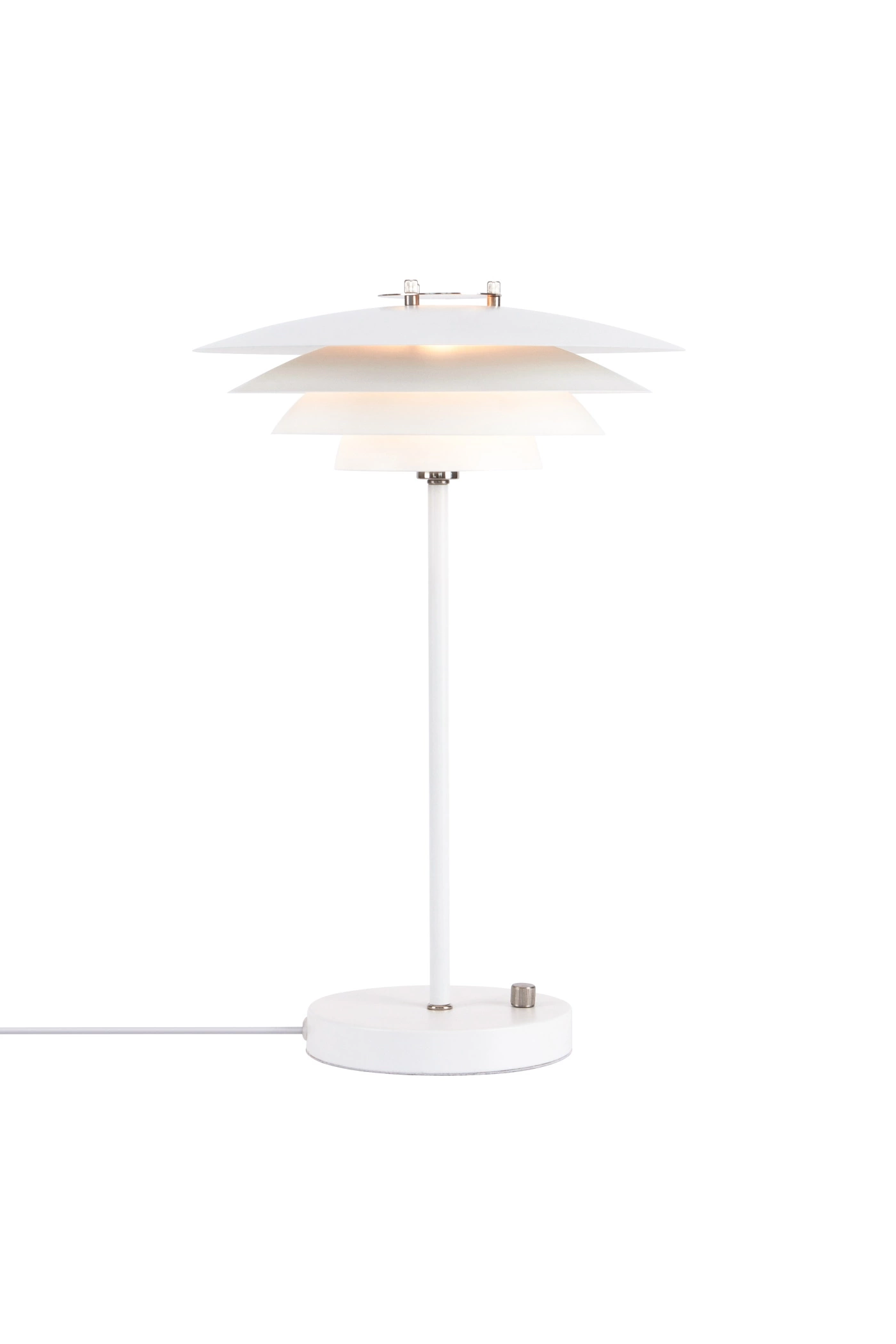   
                        
                        Настольная лампа NORDLUX (Дания) 52436    
                         в стиле Модерн, Хай-тек.  
                        Тип источника света: светодиодная лампа, сменная.                                                 Цвета плафонов и подвесок: Белый.                         Материал: Металл.                          фото 1