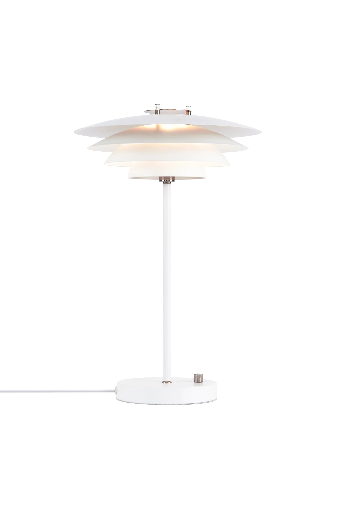   
                        
                        Настольная лампа NORDLUX (Дания) 52436    
                         в стиле Модерн, Хай-тек.  
                        Тип источника света: светодиодная лампа, сменная.                                                 Цвета плафонов и подвесок: Белый.                         Материал: Металл.                          фото 3