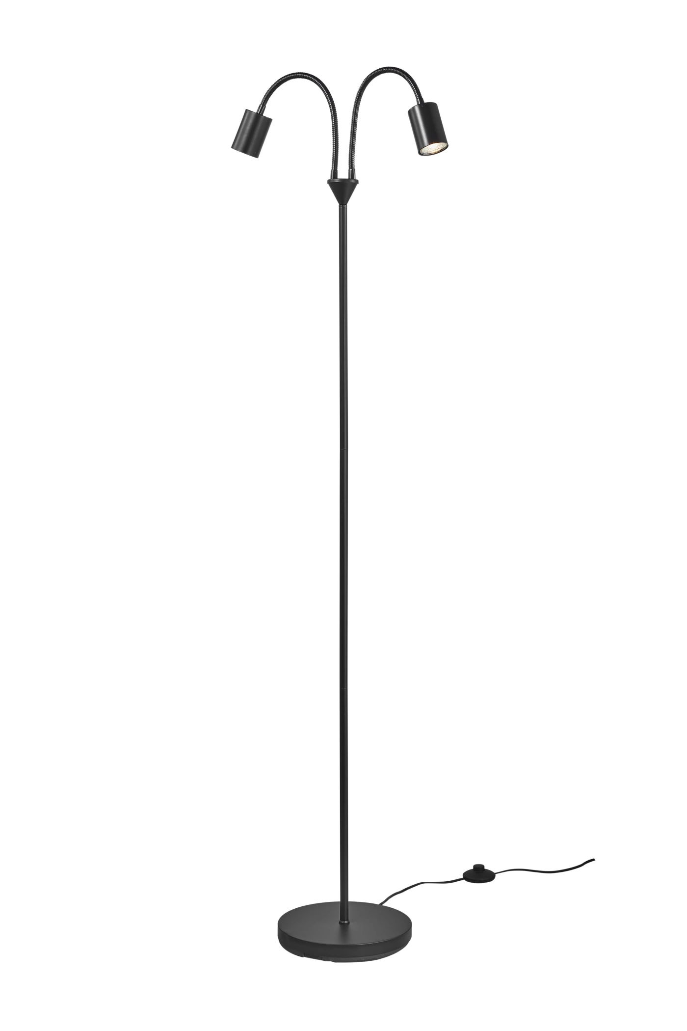  
                        
                        Торшер NORDLUX (Дания) 52447    
                         в стиле Хай-тек.  
                        Тип источника света: светодиодная лампа, сменная.                                                 Цвета плафонов и подвесок: Черный.                         Материал: Металл.                          фото 1