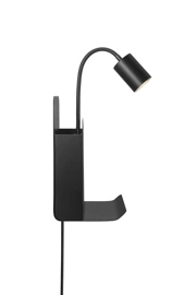   
                        
                        Бра NORDLUX (Данія) 52527    
                         у стилі Лофт, Хай-тек.  
                        Тип джерела світла: світлодіодна лампа, змінна.                                                 Кольори плафонів і підвісок: Чорний.                         Матеріал: Метал.                          фото 1