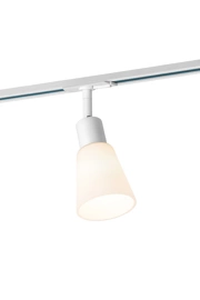  
                        
                        Трековий світильник NORDLUX (Данія) 52550    
                         у стилі Модерн.  
                        Тип джерела світла: світлодіодна лампа, змінна.                                                 Кольори плафонів і підвісок: Білий.                         Матеріал: Скло.                          фото 1