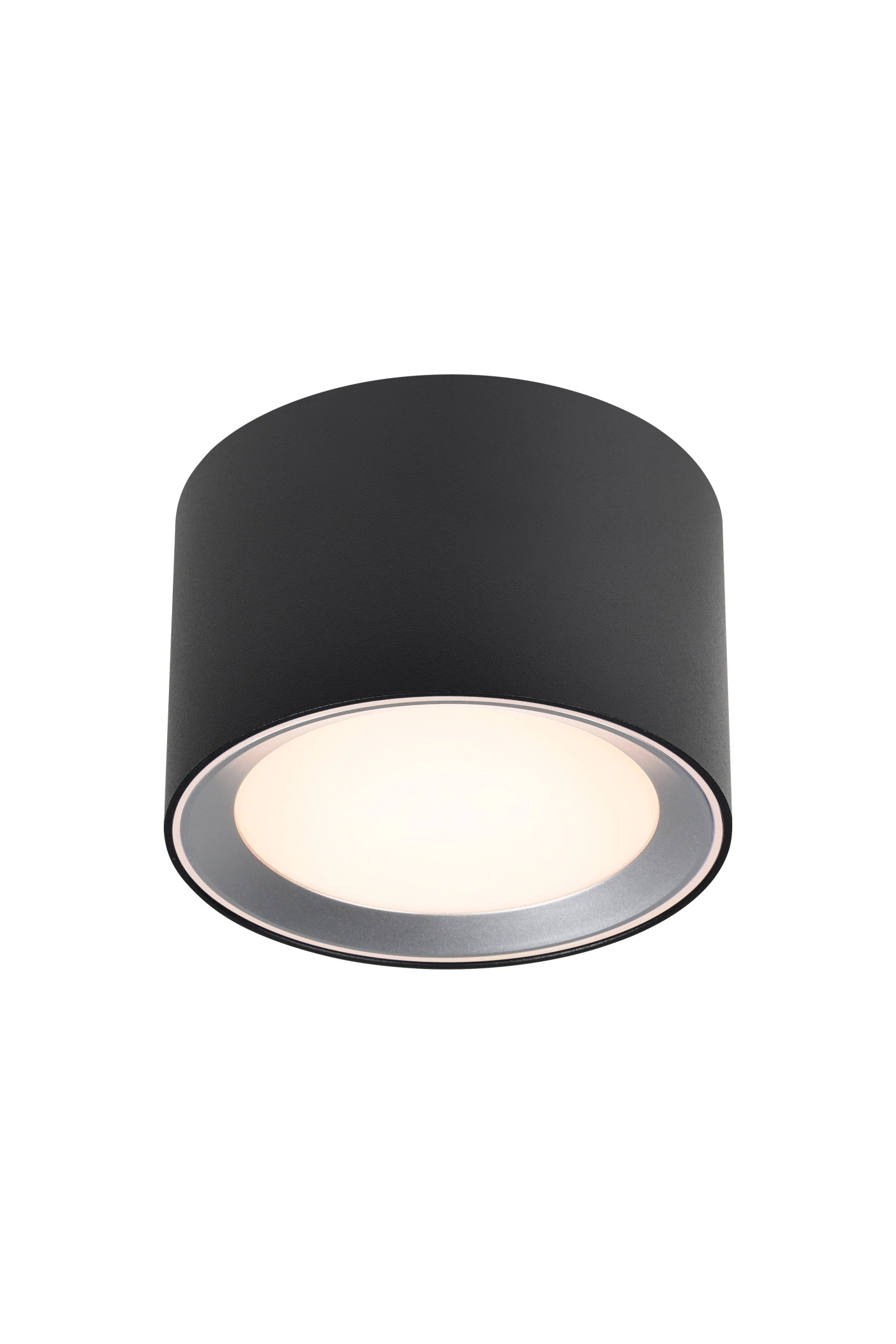   
                        Точковий світильник NORDLUX (Данія) 52604    
                         у стилі Хай-тек.  
                        Тип джерела світла: вбудовані світлодіоди led.                         Форма: Циліндр.                         Кольори плафонів і підвісок: Чорний, Білий.                         Матеріал: Пластик.                          фото 1