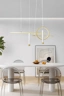   
                        
                        Люстра LAGUNA LIGHTING (Україна) 52766    
                         У стилі Хай-тек.  
                        Тип джерела світла: вбудований led-модуль, незмінний.                         Форма: Багатоформний.                         Кольори плафонів і підвісок: Золото, Білий.                         Матеріал: Алюміній, Пластик.                          фото 2
