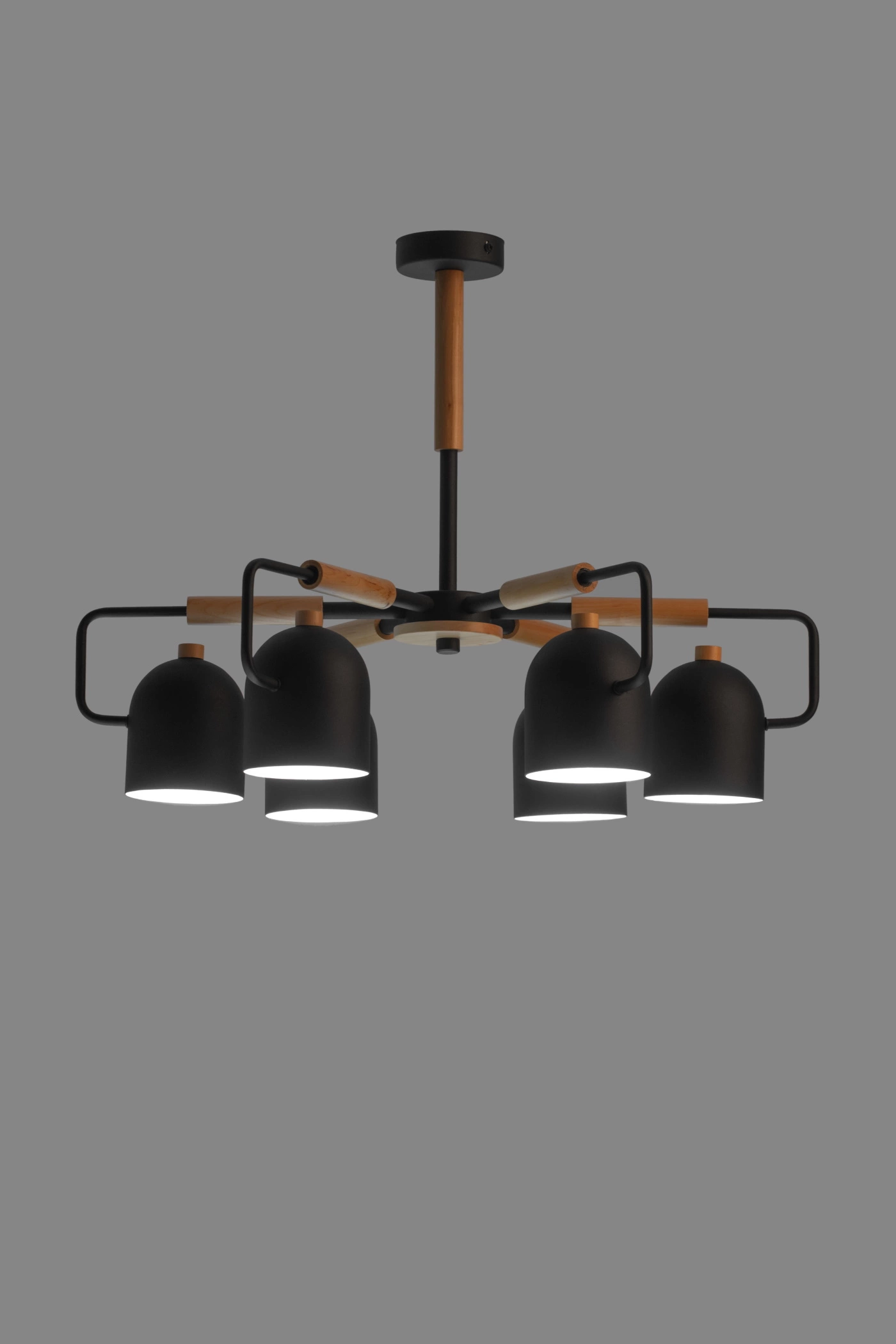   
                        
                        Люстра NB LIGHT (Україна) 52789    
                         У стилі Скандинавський, Модерн.  
                        Тип джерела світла: світлодіодна лампа, змінна.                         Форма: Коло.                         Кольори плафонів і підвісок: Чорний.                         Матеріал: Метал.                          фото 2