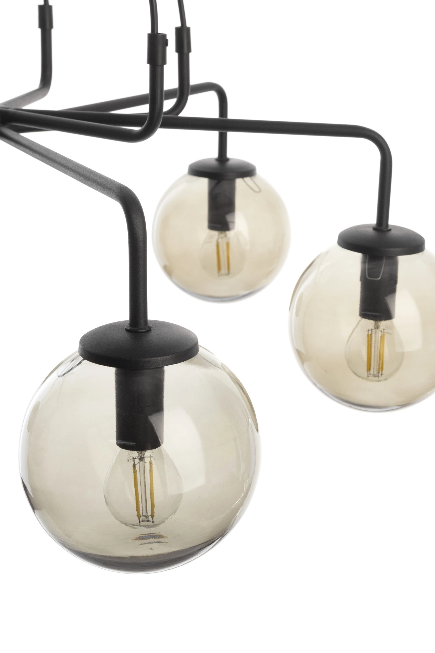   
                        
                        Люстра NB LIGHT (Україна) 52821    
                         У стилі Хай-тек.  
                        Тип джерела світла: світлодіодна лампа, змінна.                         Форма: Коло.                         Кольори плафонів і підвісок: Сірий.                         Матеріал: Скло.                          фото 4