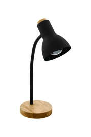   
                        
                        Настільна лампа EGLO (Австрія) 52935    
                         у стилі Скандинавський.  
                        Тип джерела світла: світлодіодна лампа, змінна.                                                 Кольори плафонів і підвісок: Чорний.                         Матеріал: Пластик.                          фото 1