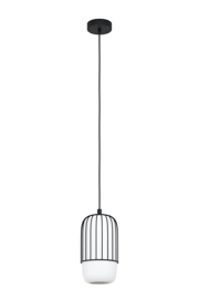   
                        
                        Люстра EGLO (Австрія) 53023    
                         у стилі Модерн.  
                        Тип джерела світла: світлодіодна лампа, змінна.                         Форма: Овал.                         Кольори плафонів і підвісок: Білий, Чорний.                         Матеріал: Скло, Сталь.                          фото 1