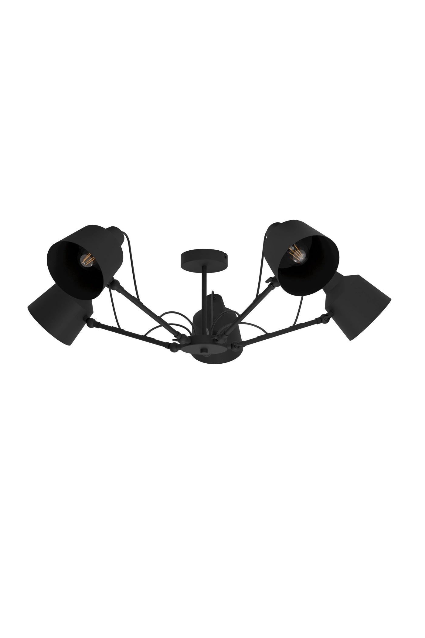   
                        
                        Люстра EGLO (Австрия) 53049    
                         в стиле Лофт.  
                        Тип источника света: светодиодная лампа, сменная.                         Форма: Круг.                         Цвета плафонов и подвесок: Черный.                         Материал: Сталь.                          фото 1