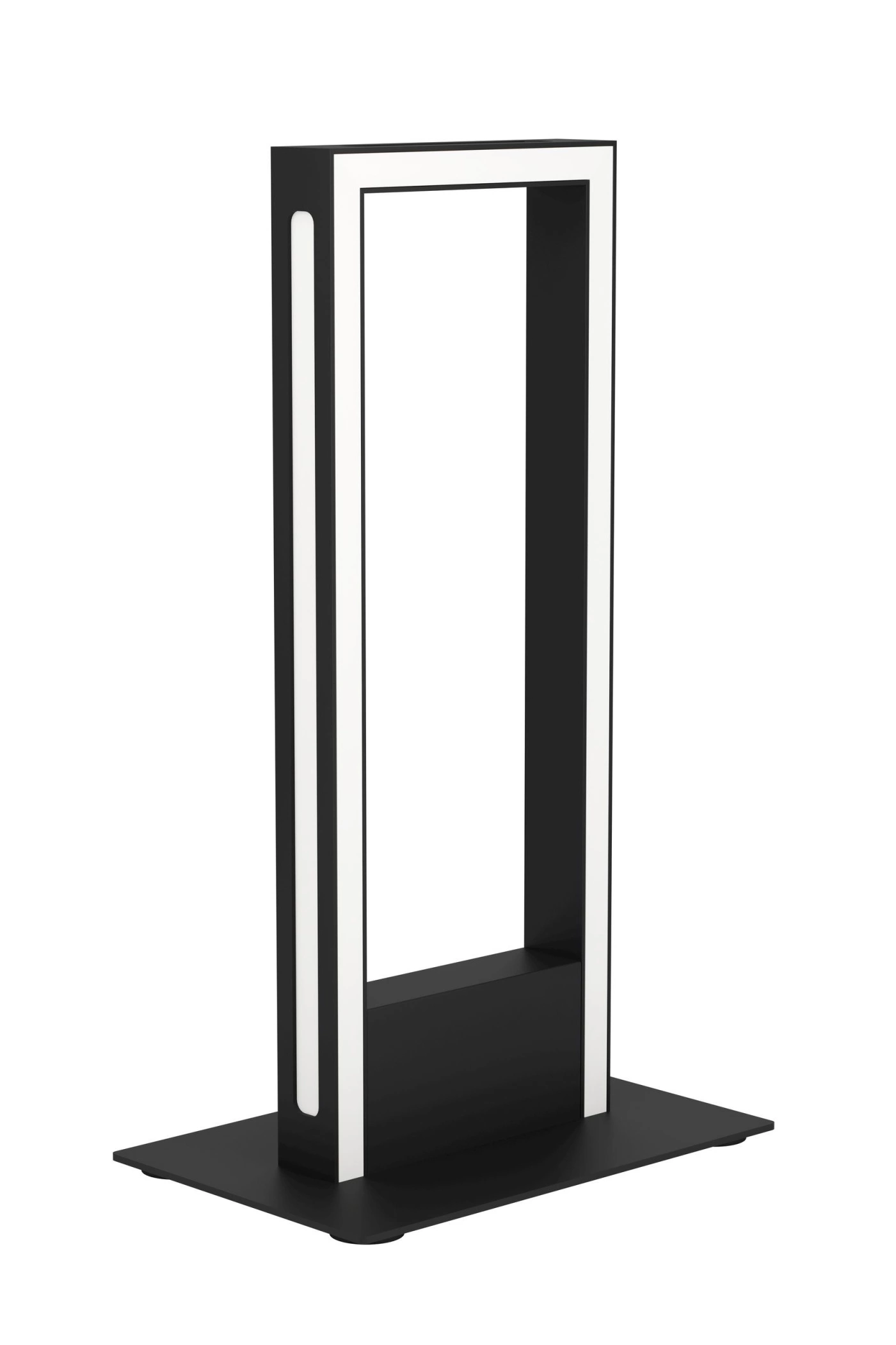   
                        
                        Настольная лампа EGLO (Австрия) 53057    
                         в стиле Хай-тек.  
                        Тип источника света: встроенный led-модуль, несъемный.                                                 Цвета плафонов и подвесок: Черный, Белый.                         Материал: Сталь, Пластик.                          фото 1