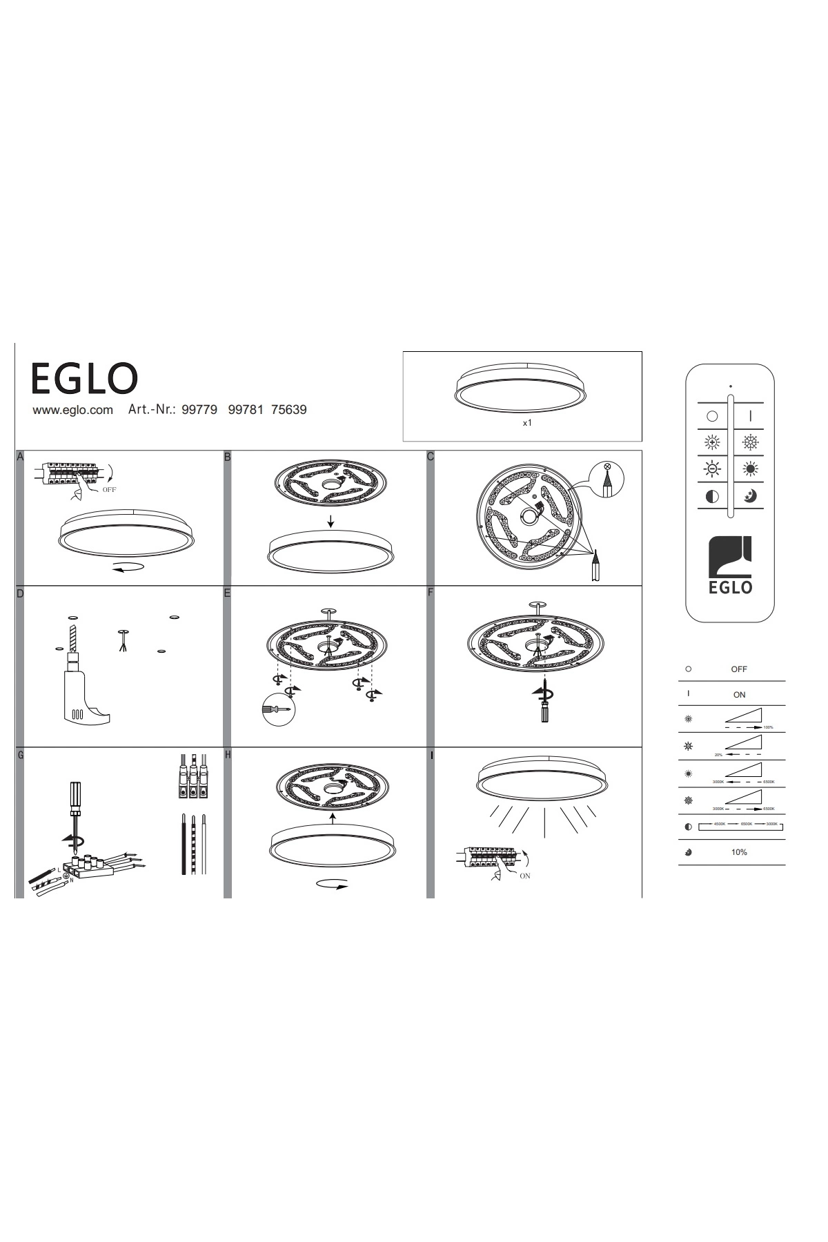   
                        
                        Світильник стельовий EGLO (Австрія) 53084    
                         У стилі Модерн.  
                        Тип джерела світла: вбудований led-модуль, незмінний.                         Форма: Коло.                         Кольори плафонів і підвісок: Білий, Прозорий.                         Матеріал: Пластик.                          фото 5
