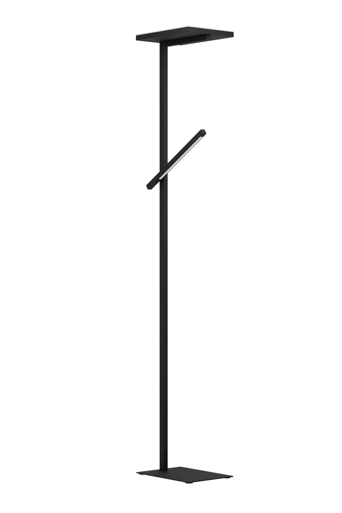   
                        Торшер EGLO (Австрія) 53116    
                         у стилі Лофт.  
                        Тип джерела світла: вбудовані світлодіоди led.                                                 Кольори плафонів і підвісок: Чорний, Білий.                         Матеріал: Сталь, Пластик.                          фото 1