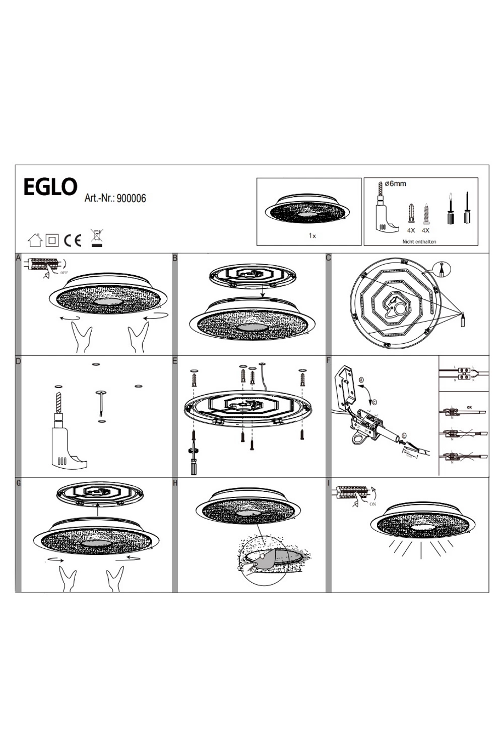   
                        
                        Світильник стельовий EGLO (Австрія) 53128    
                         У стилі Модерн.  
                        Тип джерела світла: вбудований led-модуль, незмінний.                         Форма: Коло.                         Кольори плафонів і підвісок: Прозорий, Білий.                         Матеріал: Пластик.                          фото 2