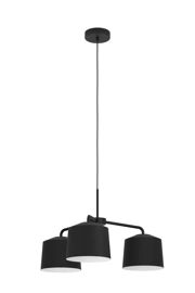   
                        
                        Люстра EGLO (Австрія) 53230    
                         у стилі Лофт.  
                        Тип джерела світла: світлодіодна лампа, змінна.                         Форма: Коло.                         Кольори плафонів і підвісок: Чорний, Білий.                         Матеріал: Сталь.                          фото 1