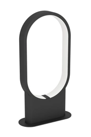   
                        
                        Настільна лампа EGLO (Австрія) 53273    
                         у стилі Хай-тек.  
                        Тип джерела світла: вбудований led-модуль, незмінний.                                                 Кольори плафонів і підвісок: Чорний, Білий.                         Матеріал: Пластик.                          фото 1