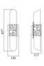   
                        
                        Светильник настенный VASMAR (Украина) 53285    
                         в стиле Модерн.  
                        Тип источника света: светодиодная лампа, сменная.                                                 Цвета плафонов и подвесок: Белый.                         Материал: Стекло.                          фото 4