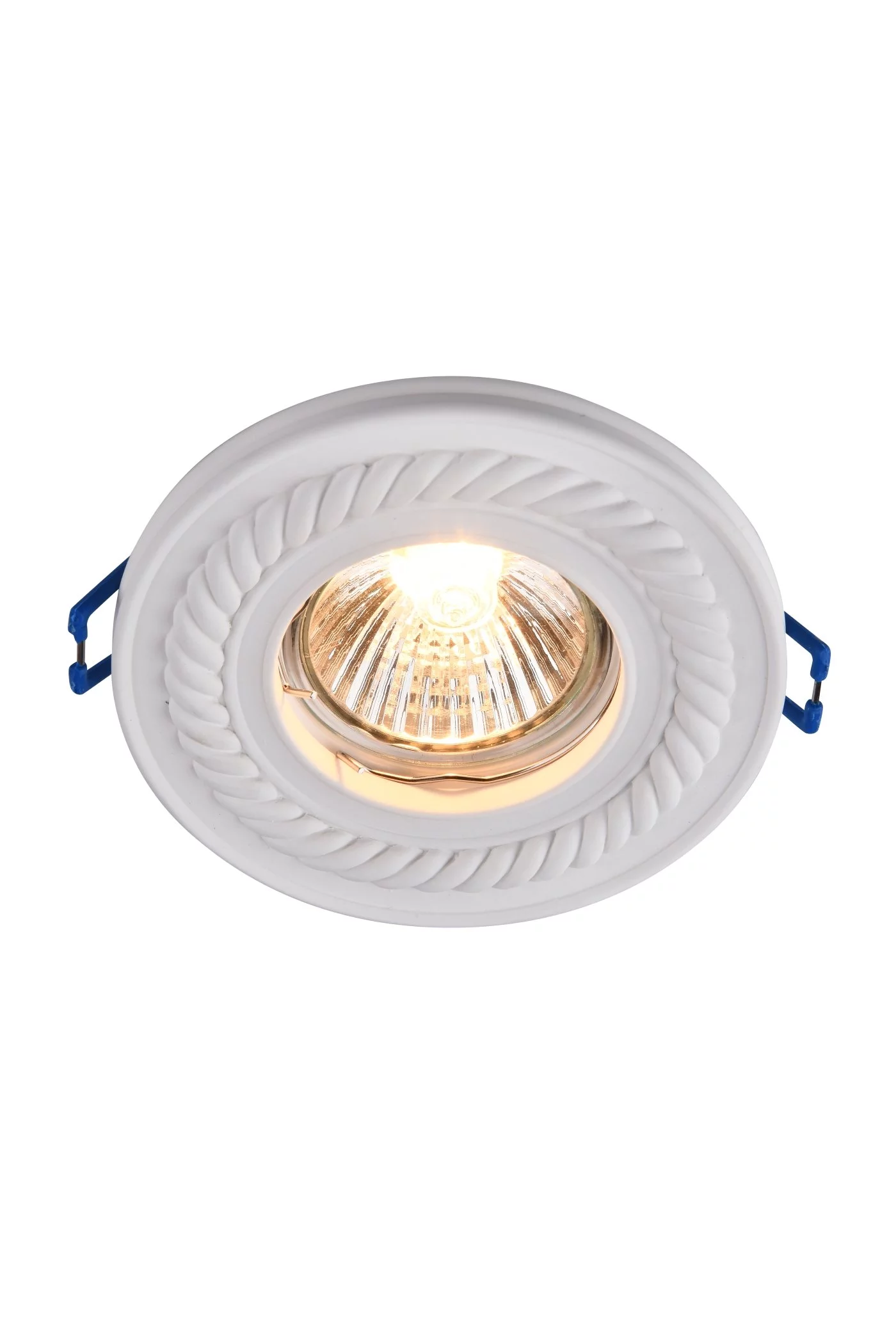   
                        
                        Точковий світильник VASMAR (Україна) 53368    
                         у стилі Прованс.  
                        Тип джерела світла: світлодіодна лампа, змінна.                         Форма: Коло.                         Кольори плафонів і підвісок: Білий.                         Матеріал: Гіпс.                          фото 1
