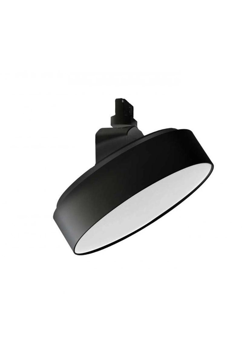   
                        Трековый светильник AZZARDO  (Польша) 53494    
                         в стиле Хай-тек, Лофт.  
                        Тип источника света: встроенный led-модуль, несъемный.                                                 Цвета плафонов и подвесок: Черный, Белый.                         Материал: Пластик, Металл.                          фото 3