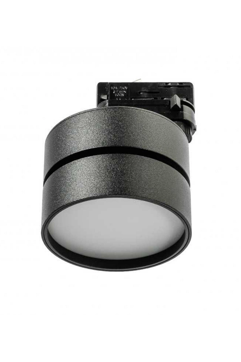   
                        
                        Трековий світильник AZZARDO (Польща) 53496    
                         у стилі Хай-тек.  
                        Тип джерела світла: вбудований led-модуль, незмінний.                                                 Кольори плафонів і підвісок: Чорний, Білий.                         Матеріал: Пластик, Метал.                          фото 3
