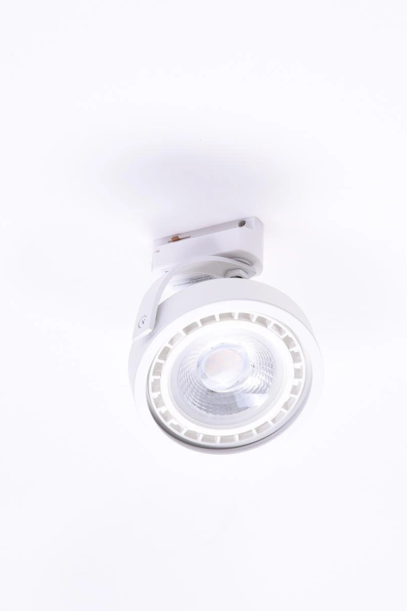   
                        
                        Трековий світильник AZZARDO (Польща) 53530    
                         у стилі Хай-тек.  
                        Тип джерела світла: світлодіодна лампа, змінна.                                                 Кольори плафонів і підвісок: Білий.                         Матеріал: Метал.                          фото 3