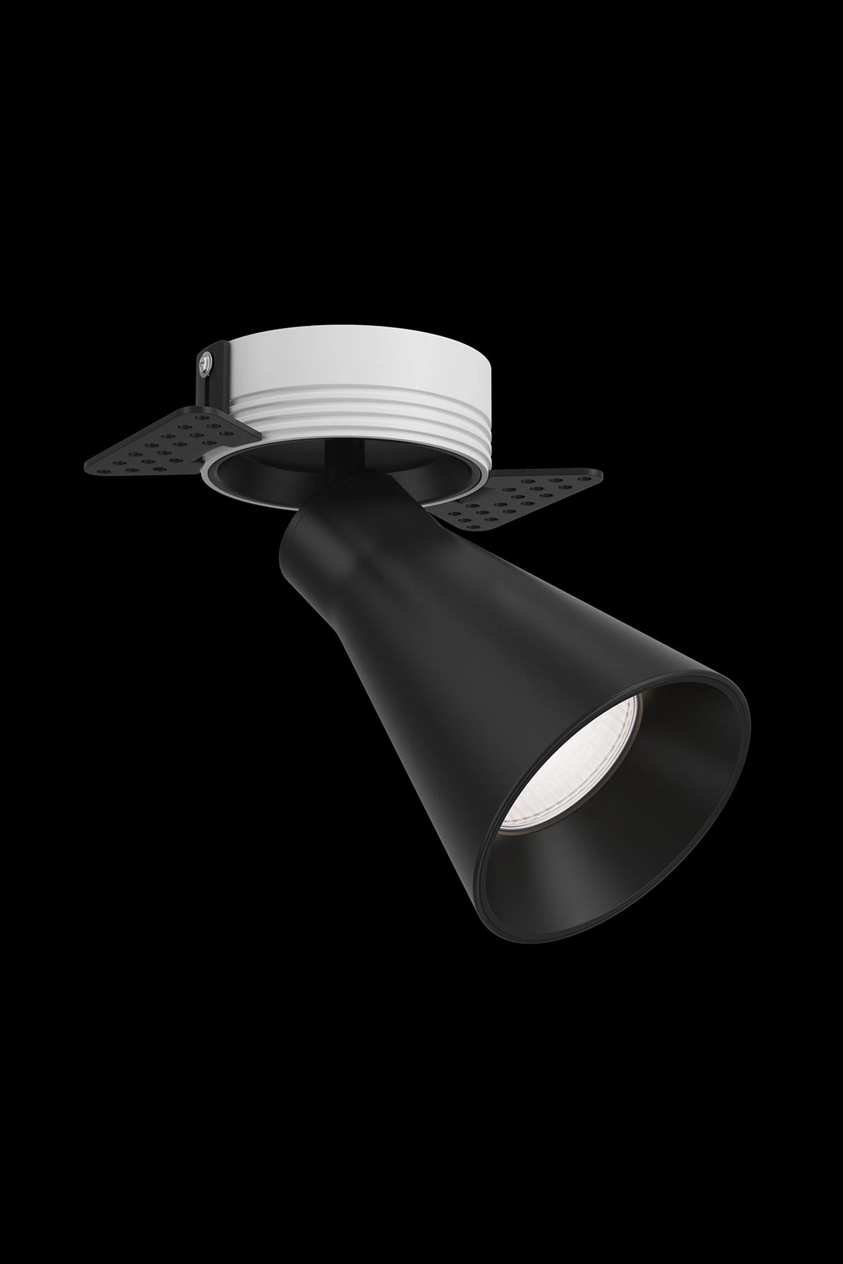   
                        
                        Точковий світильник MAYTONI (Німеччина) 53587    
                         у стилі Лофт.  
                        Тип джерела світла: світлодіодна лампа, змінна.                         Форма: Коло.                         Кольори плафонів і підвісок: Чорний.                         Матеріал: Алюміній.                          фото 4