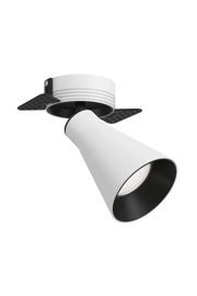   
                        
                        Точковий світильник MAYTONI (Німеччина) 53589    
                         у стилі Лофт.  
                        Тип джерела світла: світлодіодна лампа, змінна.                         Форма: Коло.                         Кольори плафонів і підвісок: Білий, Чорний.                         Матеріал: Алюміній.                          фото 1