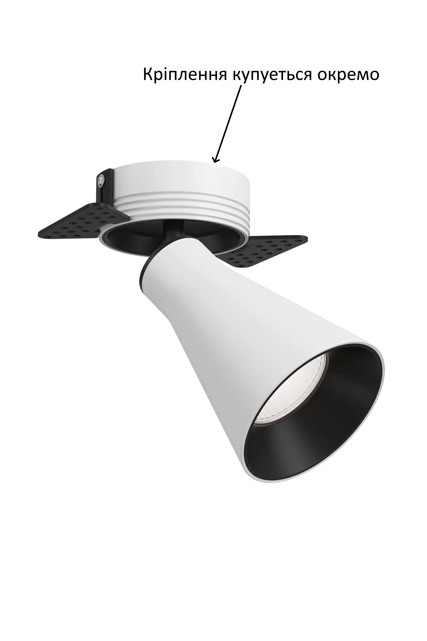  
                        
                        Точечный светильник MAYTONI (Германия) 53589    
                         в стиле Лофт.  
                        Тип источника света: светодиодная лампа, сменная.                         Форма: Круг.                         Цвета плафонов и подвесок: Белый, Черный.                         Материал: Алюминий.                          фото 2