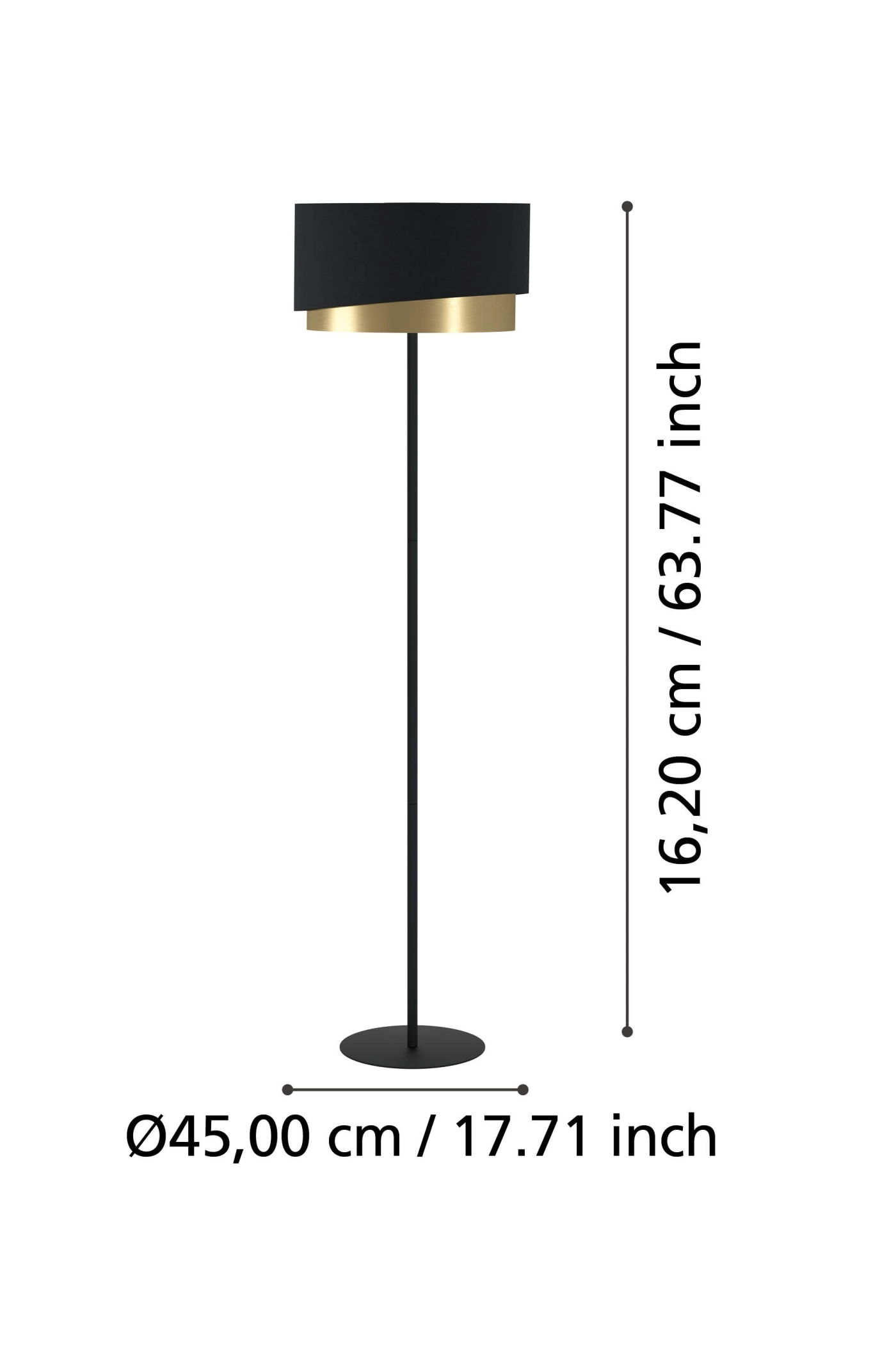   
                        
                        Торшер EGLO (Австрія) 53789    
                         у стилі Лофт.  
                        Тип джерела світла: світлодіодна лампа, змінна.                                                 Кольори плафонів і підвісок: Чорний, Жовтий.                         Матеріал: Тканина.                          фото 3