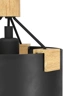   
                        Настільна лампа EGLO (Австрія) 53801    
                         у стилі Скандинавський.  
                        Тип джерела світла: cвітлодіодні led, енергозберігаючі, розжарювання.                                                 Кольори плафонів і підвісок: Чорний, Коричневий.                         Матеріал: Пергамент, Дерево.                          фото 3
