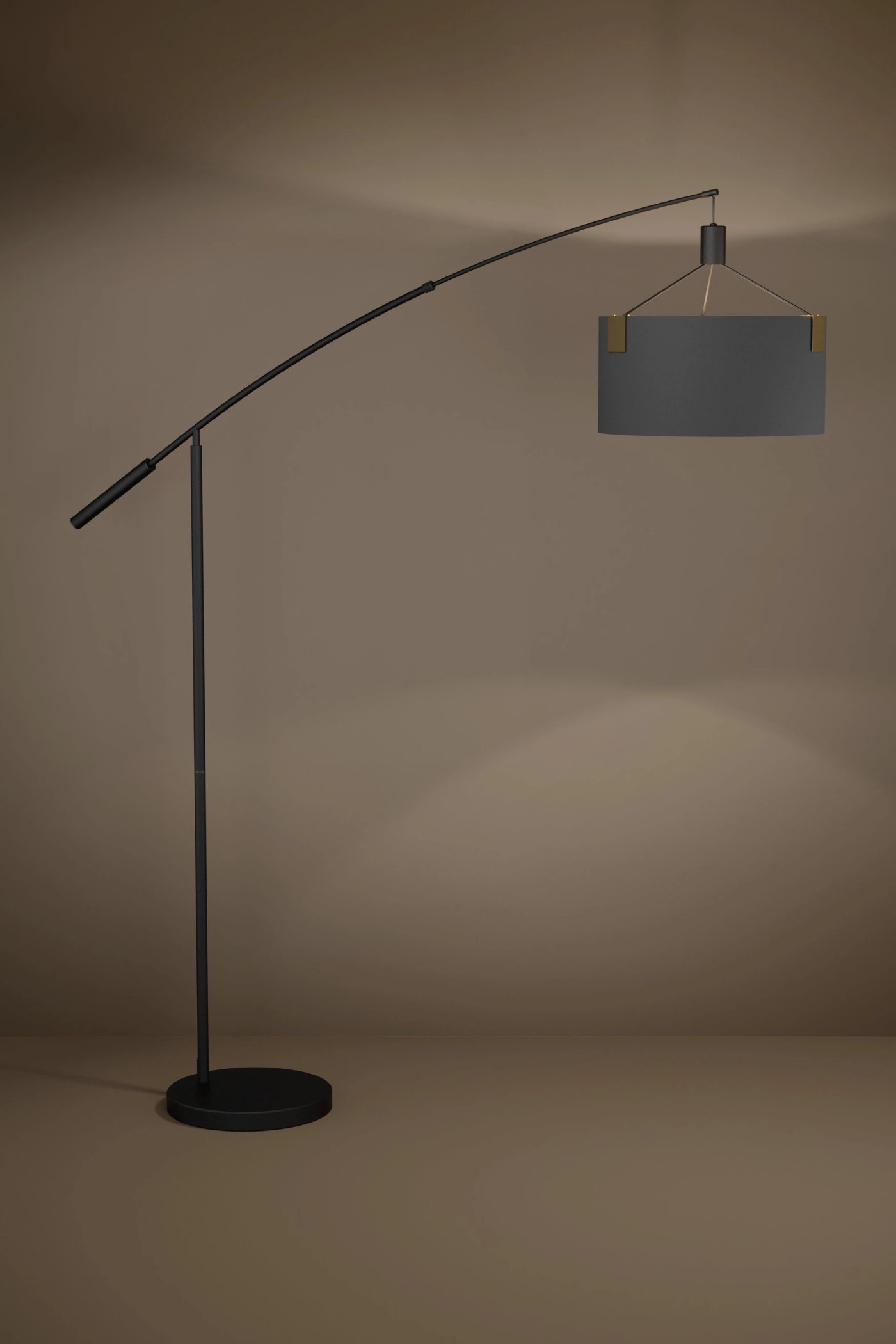   
                        
                        Торшер EGLO (Австрія) 53813    
                         у стилі Лофт.  
                        Тип джерела світла: світлодіодна лампа, змінна.                                                 Кольори плафонів і підвісок: Чорний, Жовтий.                         Матеріал: Тканина.                          фото 2