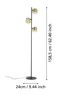   
                        
                        Торшер EGLO (Австрія) 53829    
                         у стилі Лофт.  
                        Тип джерела світла: світлодіодна лампа, змінна.                                                 Кольори плафонів і підвісок: Жовтий, Білий.                         Матеріал: Сталь, Пластик.                          фото 4